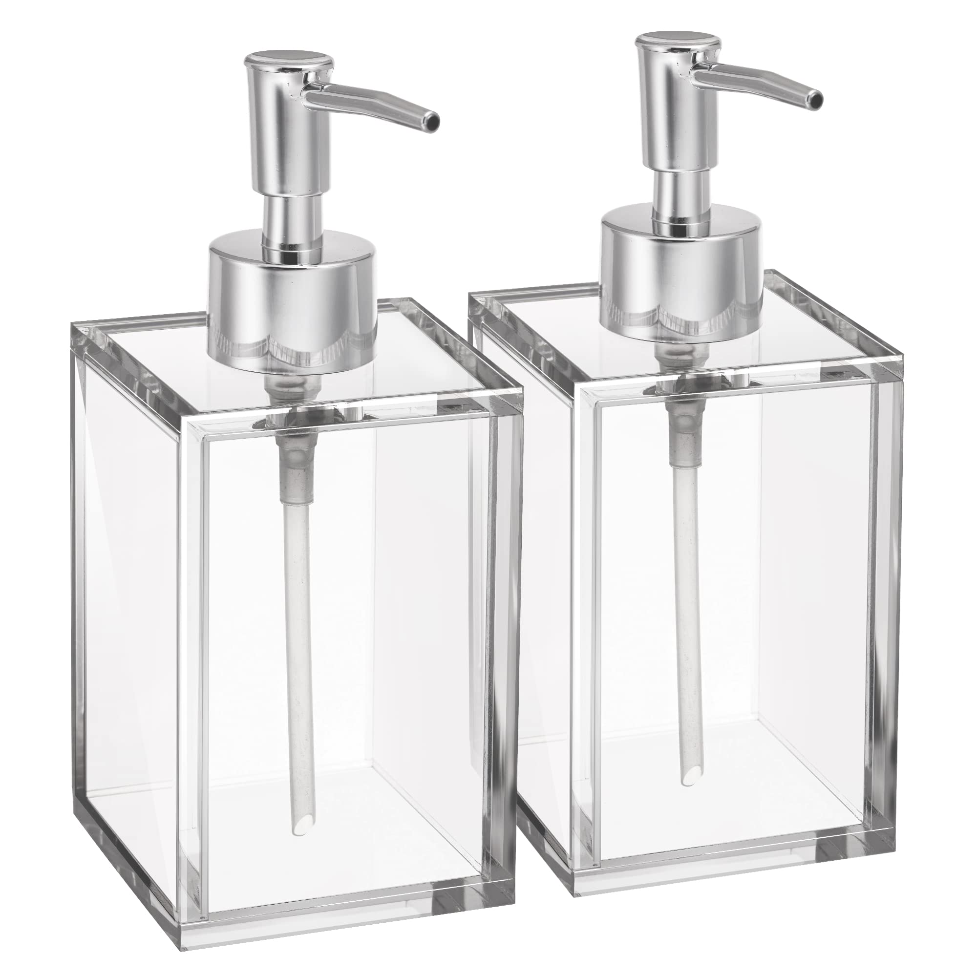 アクリルディスペンサーとトレーセット Amazon｜クリアアクリル 再利用可能 キッチン&バスルーム ハンド